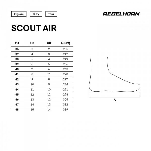 BUTY MOTOCYKLOWE REBELHORN SCOUT AIR BLACK 39