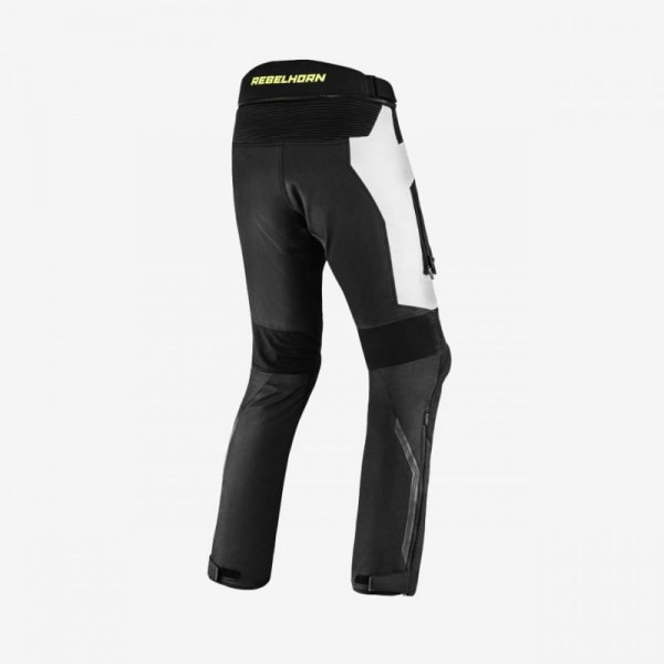 SPODNIE MOTOCYKLOWE TEKSTYLNE REBELHORN BORG BLACK GREY FLUO YELLOW 5XL