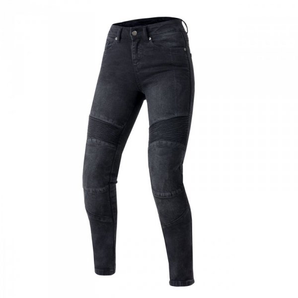 JEANSY MOTOCYKLOWE DAMSKIE OZONE AGNESS 2 WASHED BLACK 34/30 W34/30