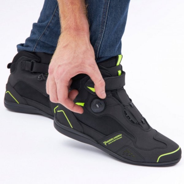 BUTY MOTOCYKLOWE REBELHORN SPARK 2 BLACK FLUO YELLOW 40