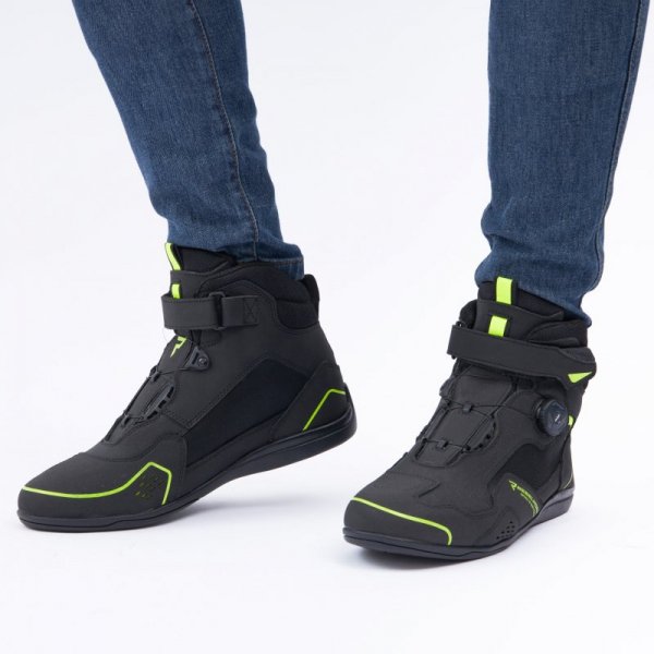 BUTY MOTOCYKLOWE REBELHORN SPARK 2 BLACK FLUO YELLOW 47