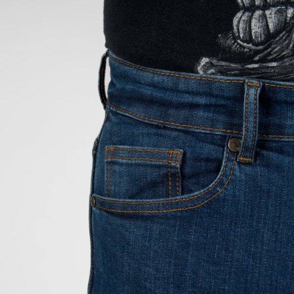 JEANSY MOTOCYKLOWE OZONE STRIKER REGULAR WASHED BLUE 28/32