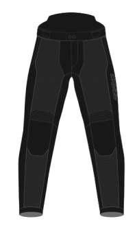 SPODNIE MOTOCYKLOWE TEKSTYLNE OZONE DART BLACK XL