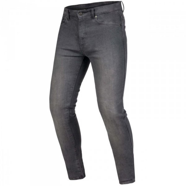 JEANSY MOTOCYKLOWE OZONE STRIKER SLIM FIT WASHED GREY 28/32