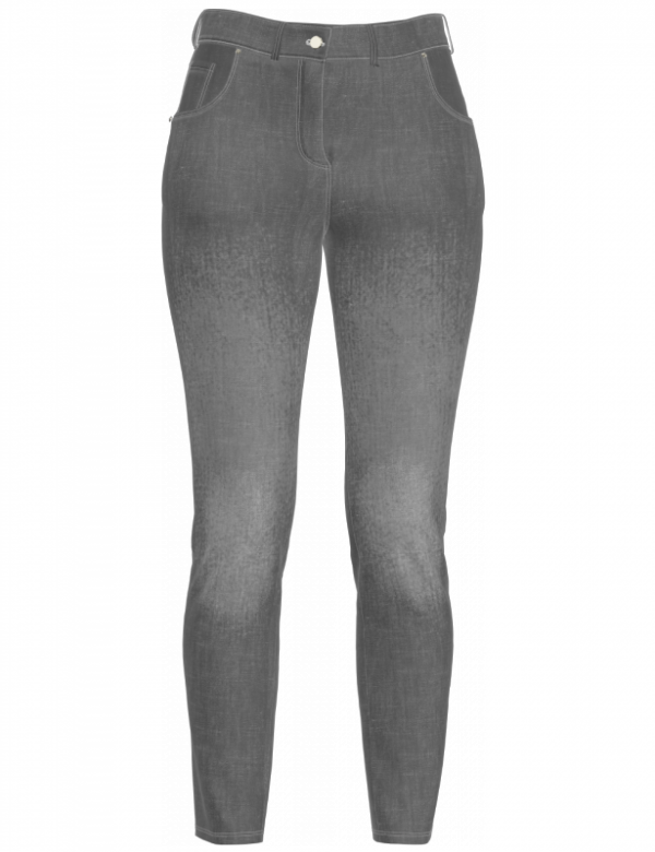 JEANSY MOTOCYKLOWE DAMSKIE REBELHORN CLASSIC 3 SLIM FIT WASHED GREY 36/32 W36/32