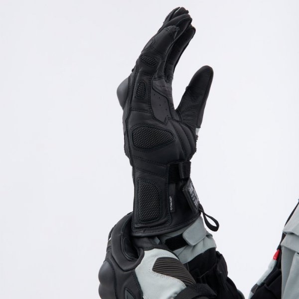 RĘKAWICE MOTOCYKLOWE REBELHORN RANGE BLACK LIGHT GREY S