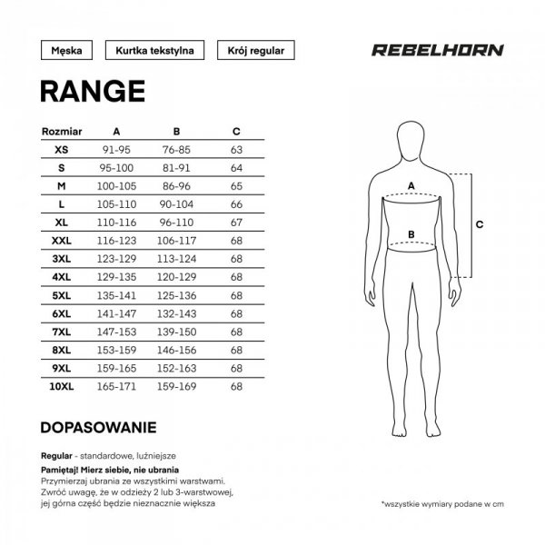 KURTKA MOTOCYKLOWA TEKSTYLNA REBELHORN RANGE GREY BLACK RED XL