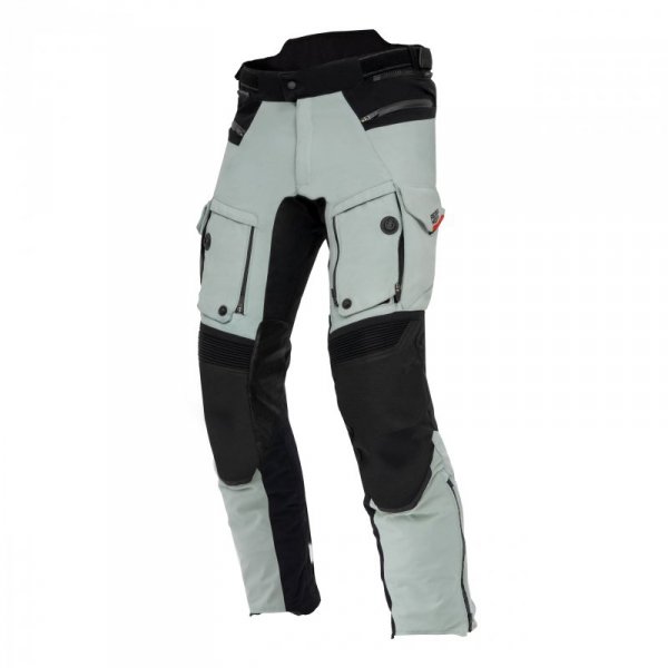 SPODNIE MOTOCYKLOWE TEKSTYLNE REBELHORN RANGE GREY BLACK RED XS