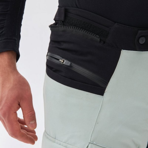 SPODNIE MOTOCYKLOWE TEKSTYLNE REBELHORN RANGE GREY BLACK RED XL