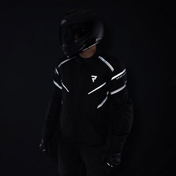 KURTKA MOTOCYKLOWA TEKSTYLNA REBELHORN SPARK BLACK XL