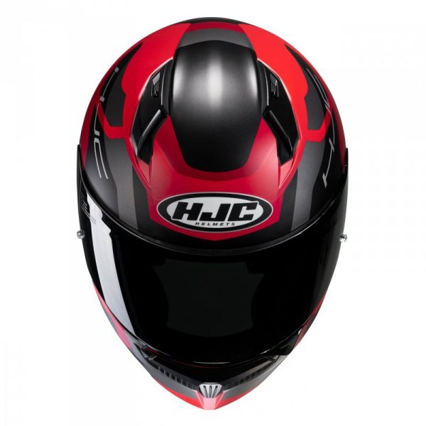 KASK MOTOCYKLOWY HJC C10 TINS BLACK RED L