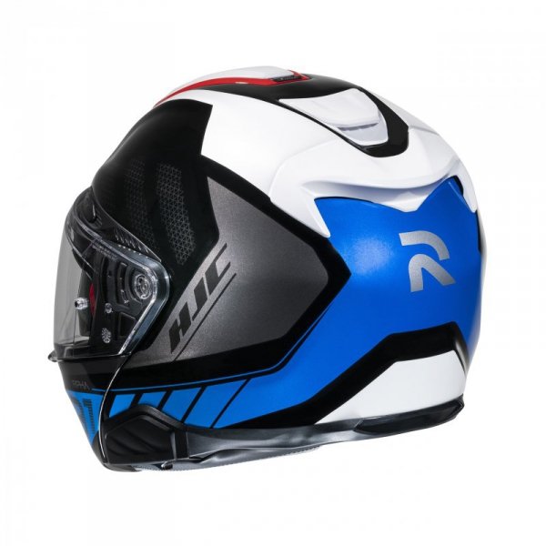KASK MOTOCYKLOWY HJC RPHA91 RAFINO WHITE BLUE RED S