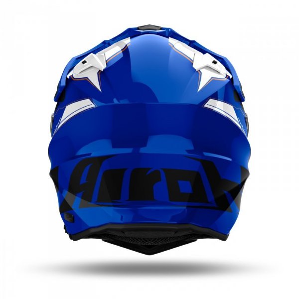 KASK MOTOCYKLOWY AIROH COMMANDER 2 REVEAL BLUE GLOSS L