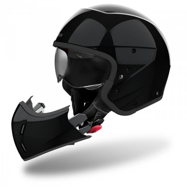 KASK MOTOCYKLOWY AIROH J110 COLOR BLACK GLITTER XS
