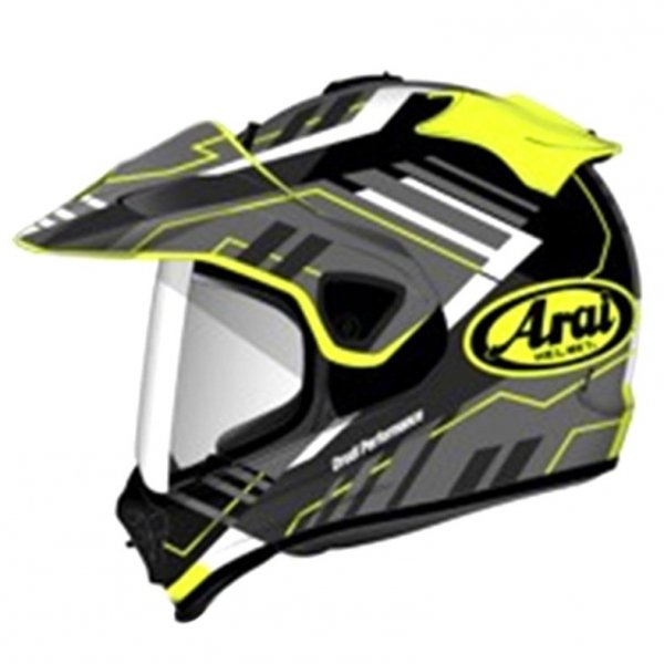 KASK MOTOCYKLOWY ARAI TOUR-X5 TRAIL YELLOW S