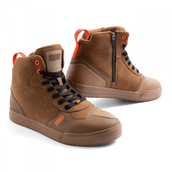 BUTY MOTOCYKLOWE REBELHORN SPIKE BROWN 40
