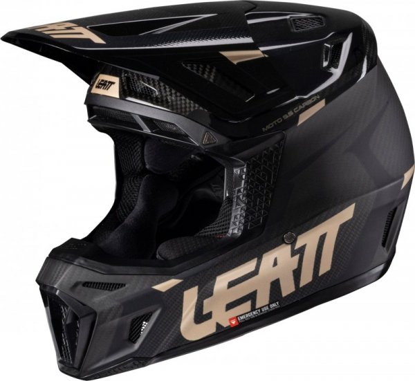 KASK MOTOCYKLOWY Z GOGLAMI LEATT KIT MOTO 9.5 CARBON M