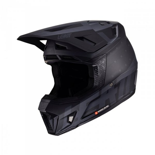 KASK MOTOCYKLOWY Z GOGLAMI LEATT KIT MOTO 7.5 STEALTH XL