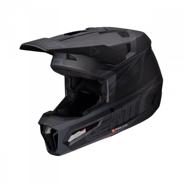 KASK MOTOCYKLOWY Z GOGLAMI LEATT KIT MOTO 3.5 STEALTH XXL