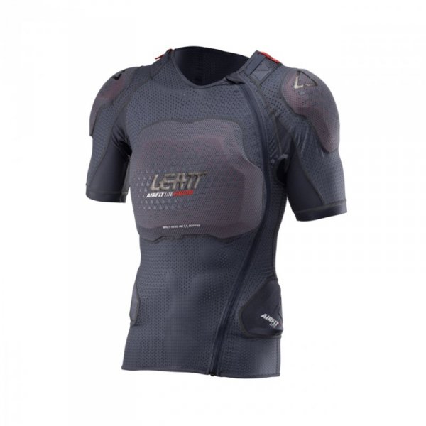 T-SHIRT Z OCHRANIACZAMI LEATT 3DF AIRFIT LITE EVO BLACK (184-196CM) XXL