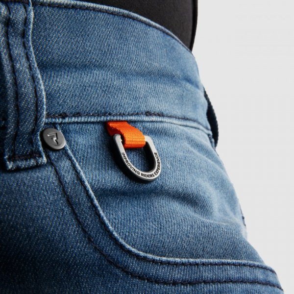 JEANSY MOTOCYKLOWE REBELHORN REVOLT WASHED BLUE MONOLAYER 42/32