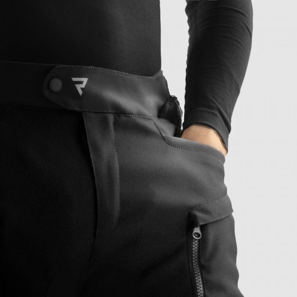 SPODNIE MOTOCYKLOWE TEKSTYLNE REBELHORN HARDY 3.0 BLACK 9XL