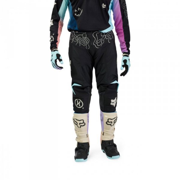 SPODNIE MOTOCYKLOWE FOX 180 HELLO FUTURE BLACK 34