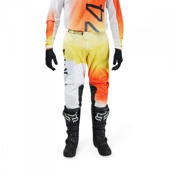 SPODNIE MOTOCYKLOWE FOX 180 AIR HAZE WHITE 36