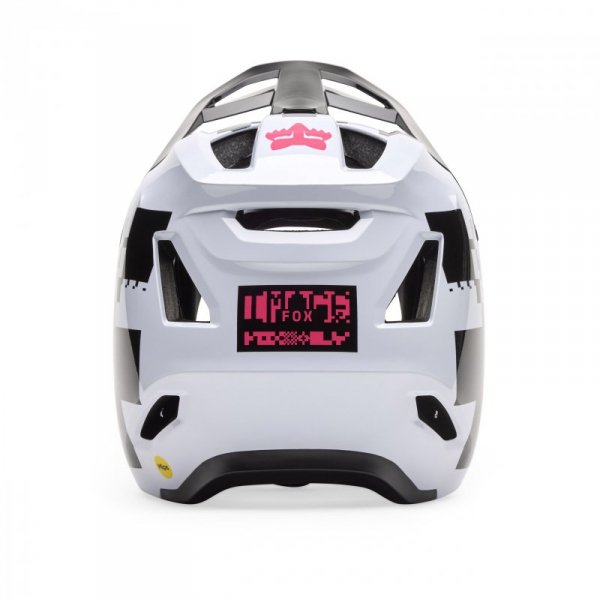 KASK ROWEROWY JUNIOR FOX RAMPAGE DIGI IMG BLACK WHITE YS