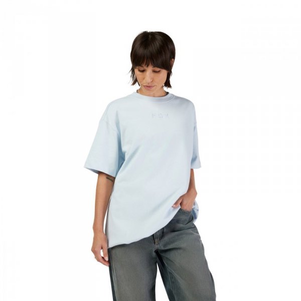 T-SHIRT DAMSKI FOX WORDMARK OS PALE BLUE XS