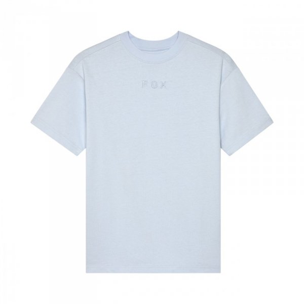 T-SHIRT DAMSKI FOX WORDMARK OS PALE BLUE XL