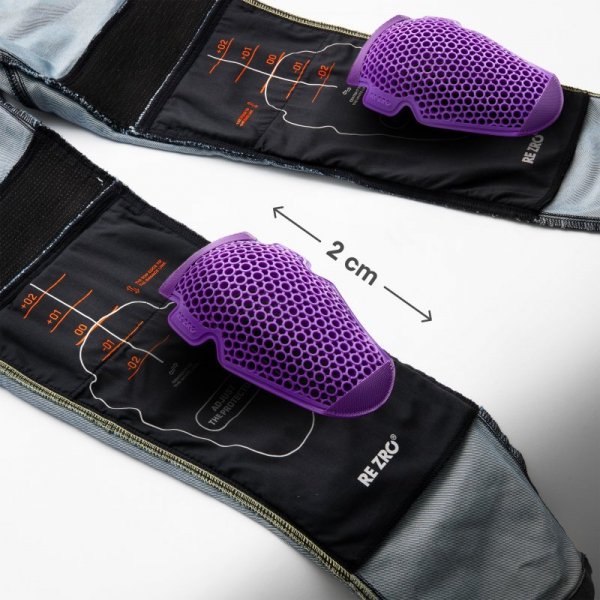 JEANSY MOTOCYKLOWE REBELHORN REVOLT WASHED BLUE MONOLAYER 38/34