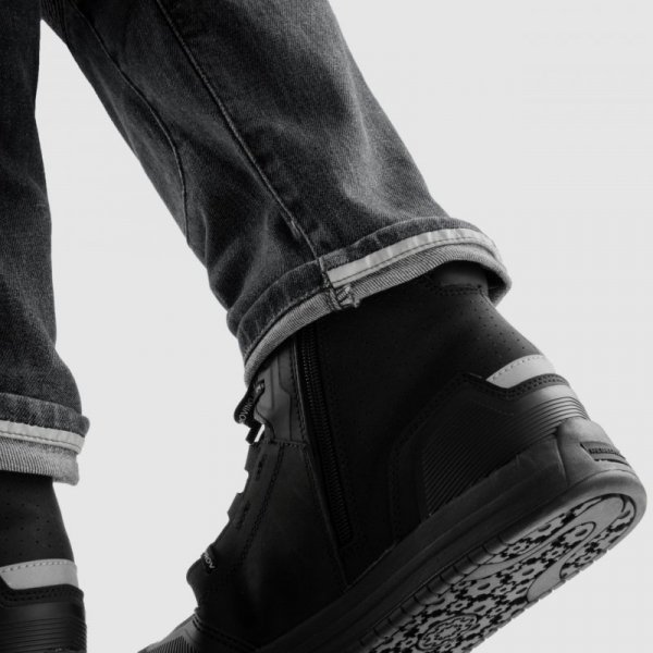 JEANSY MOTOCYKLOWE REBELHORN VANDAL WASHED BLACK MONOLAYER 40/34