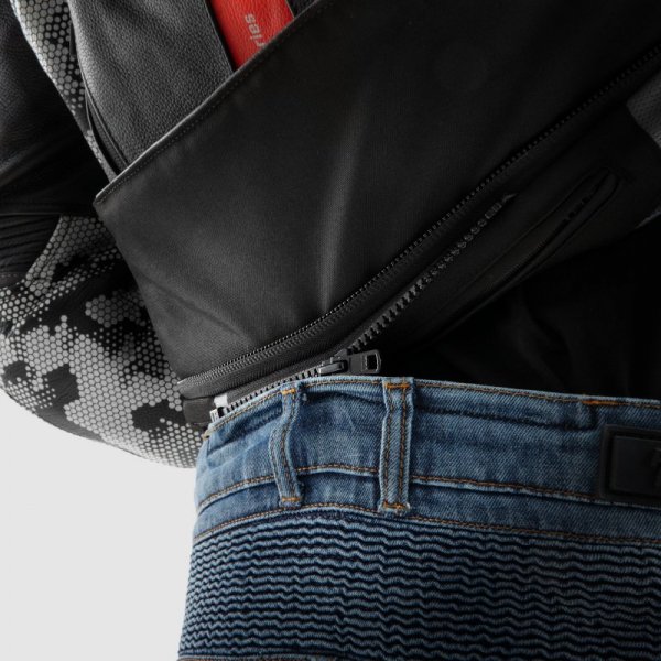 JEANSY MOTOCYKLOWE REBELHORN VANDAL WASHED BLUE MONOLAYER 28/34