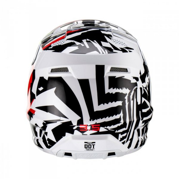 KASK MOTOCYKLOWY Z GOGLAMI JUNIOR LEATT MOTO 3.5 ZEBRA M