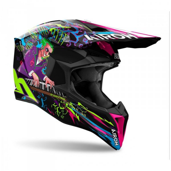 KASK MOTOCYKLOWY AIROH WRAAAP MUSIC GLOSS M