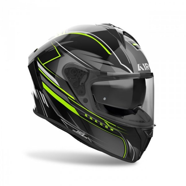 KASK MOTOCYKLOWY AIROH SPARK 2 SHADOW YELLOW GLOSS L