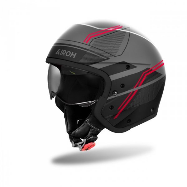 KASK MOTOCYKLOWY AIROH J110 SLIM RED MATT XXL