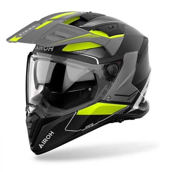 KASK MOTOCYKLOWY AIROH BANDIT TUNE YELLOW MATT XS