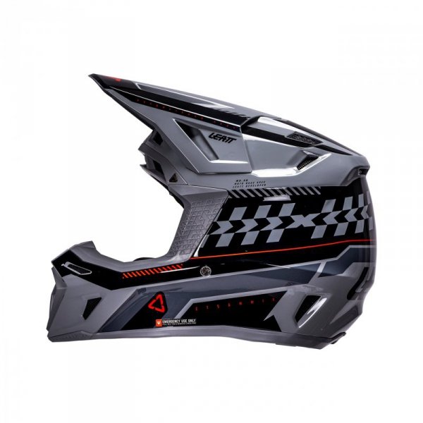 KASK MOTOCYKLOWY Z GOGLAMI LEATT KIT MOTO 8.5 GREY M
