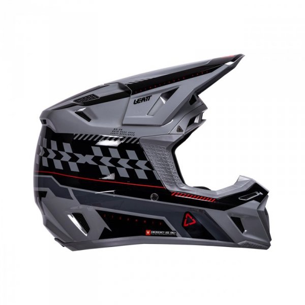 KASK MOTOCYKLOWY Z GOGLAMI LEATT KIT MOTO 8.5 GREY M