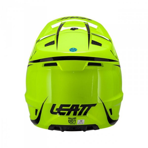 KASK MOTOCYKLOWY Z GOGLAMI LEATT KIT MOTO 3.5 NEON YELLOW M