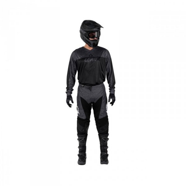 STRÓJ OFFROADOWY BLUZA I SPODNIE LEATT RIDE KIT MOTO 3.5 STEALTH BLACK GREY 3XL
