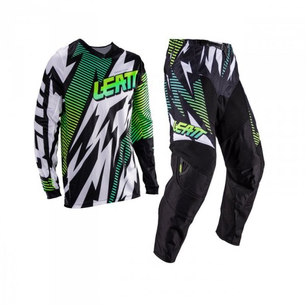 STRÓJ OFFROADOWY BLUZA I SPODNIE LEATT RIDE KIT MOTO 3.5 STORM TEAL XXL
