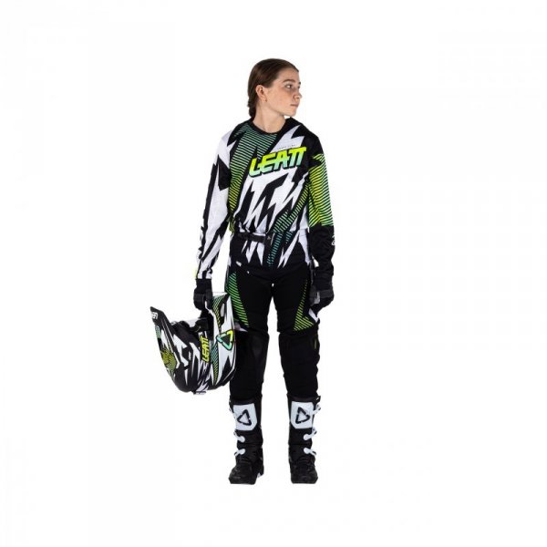 STRÓJ OFFROADOWY BLUZA I SPODNIE JUNIOR LEATT RIDE KIT 3.5 STORM TEAL M