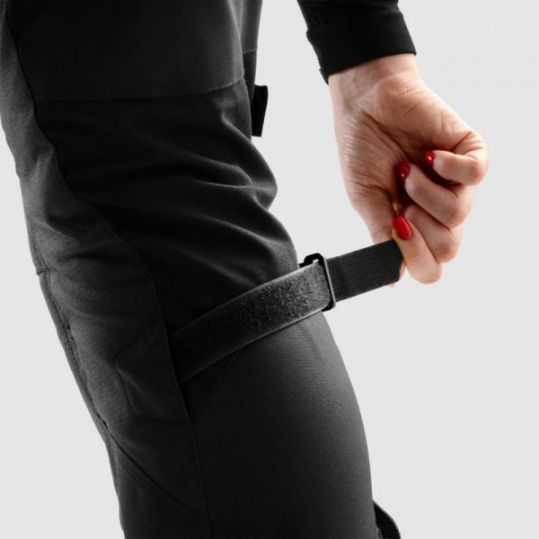 SPODNIE MOTOCYKLOWE TEKSTYLNE DAMSKIE REBELHORN HARDY 3.0 BLACK GREY WS