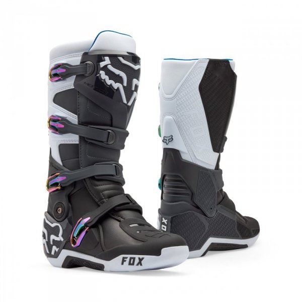 BUTY MOTOCYKLOWE FOX MOTION BLACK GREY WHITE 11.5