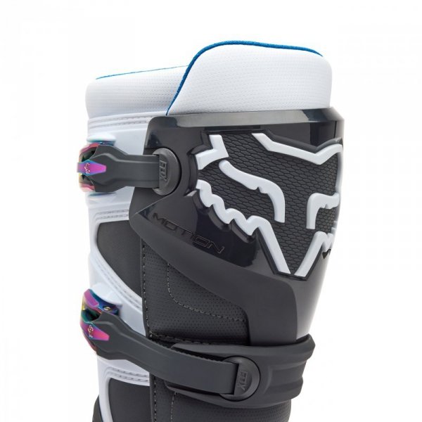 BUTY MOTOCYKLOWE FOX MOTION BLACK GREY WHITE 11.5