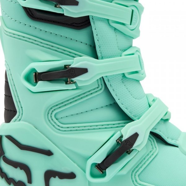 BUTY MOTOCYKLOWE JUNIOR FOX COMP TEAL Y8