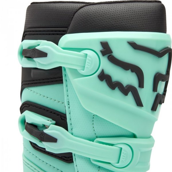 BUTY MOTOCYKLOWE JUNIOR FOX COMP TEAL Y8